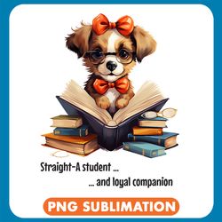 Straight A Student And Loyal Companion Png