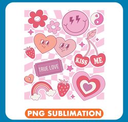 valentine date png, pink balloons png, love letter png