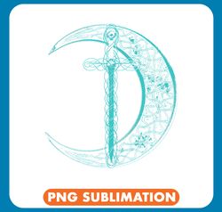 Celtic Knot Crescent Moon And Sword Fantasy png