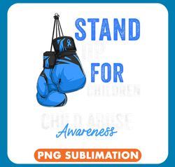 funny boxing child abuse prevention awareness boxing gloves blue ribbon png