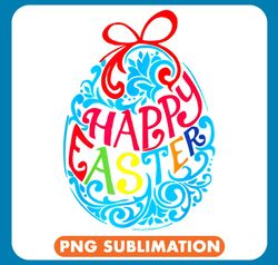Happy Easter Day Colorful Dye Egg Hunting Cute 3 2 png
