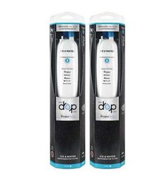 2 Pack Everydrop by Whirlpool Ice and Water Refrigerator Filter 3, EDR3RXD1