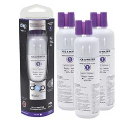 3pack EDR1RXD1 Whirlpool W10295370A Every Drop Refrigerator Water Filter 1