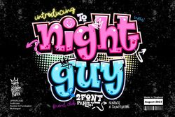 Night Guy Font