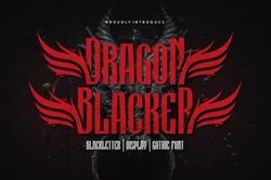Dragon Blacker Font