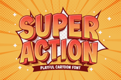 Super Action Font