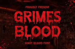 Grimes Blood Font