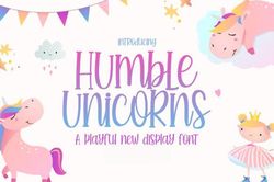 Humble Unicorns Font