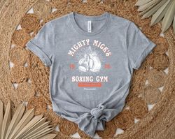 mighty micks boxing gym shirt, gift shirt for her him
