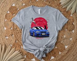 JDM Nippon Nissan Skyline GTR R34 Shirt, Gift Shirt For Her Him