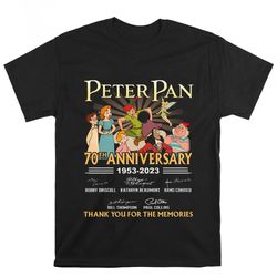 peter pan tinker bell captain hook shirt, peter pan 70th anniversary shirt