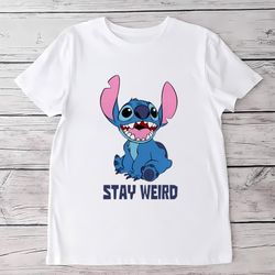 stay weird stitch gift for stitch fans lovers t shirt