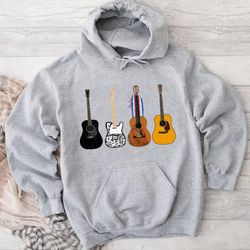 Johnny, Waylon, Willie u0026 Kris Iconic Highwaymen Guitars Hoodie, hoodies for women, hoodies for men