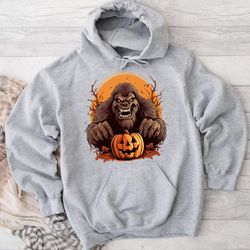 Bigfoot Halloween Encounter Funny Bigfoot halloween Hoodie, hoodies for women, hoodies for men
