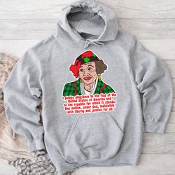 Pledge of Allegiance Aunt Bethany Christmas Vacation Quote Hoodie, hoodies for women, hoodies for men