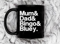 mom bluey Coffee Mug, 11 oz Ceramic Mug
