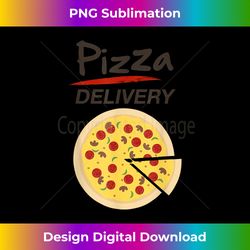 Pizza Delivery Funny Easy DIY Halloween Costume Men Women - Edgy Sublimation Digital File - Crafted for Sublimation Excellence