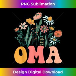 new oma wildflower first birthday & baby shower - timeless png sublimation download - striking & memorable impressions