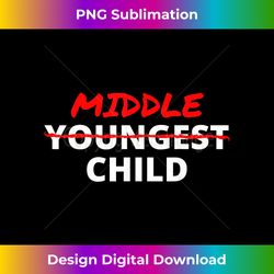 boy or girl youngest to middle child pregnancy announcement - vibrant sublimation digital download - animate your creative concepts