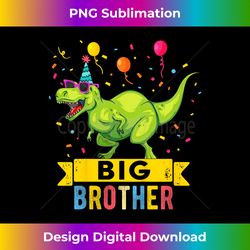 Kids Big Brother T rex Dinosaur - Sublimation-Optimized PNG File - Elevate Your Style with Intricate Details
