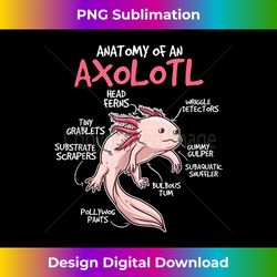 kids axolotl gift axolotl stuff anatomy of an axolotl - eco-friendly sublimation png download - challenge creative boundaries
