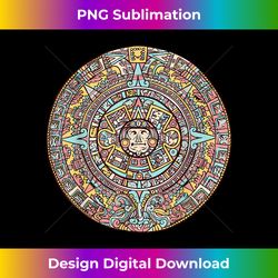 Aztec Calendar Mexican Art Sun Stone Ancient Mayans - Chic Sublimation Digital Download - Rapidly Innovate Your Artistic Vision