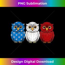 Patriotic Owl American Flag 4th Of July Cute Owl Lovers Gift - Urban Sublimation PNG Design - Crafted for Sublimation Excellence