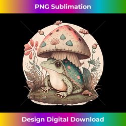 Aesthetic Cottagecore for Frog Lover and Mushroom - Timeless PNG Sublimation Download - Elevate Your Style with Intricate Details