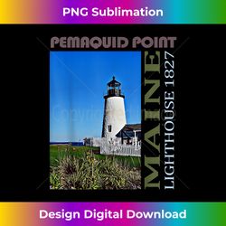Pemaquid Point Lighthouse Maine Design - Chic Sublimation Digital Download - Immerse in Creativity with Every Design