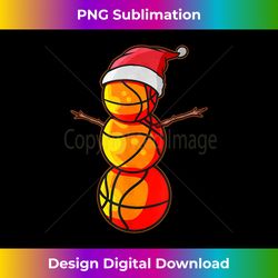 basketball snowman christmas u2013 basketball - contemporary png sublimation design - ideal for imaginative endeavors