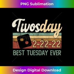 TWOSDAY It Was Best TUESDAY Ever February 22nd 2022 22 Boy - Edgy Sublimation Digital File - Ideal for Imaginative Endeavors