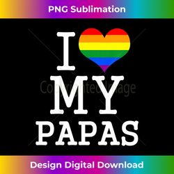 kids for my two gay dads baby clothes i love my papas baby shower - bohemian sublimation digital download - enhance your art with a dash of spice