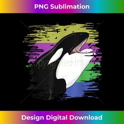 Orca Vintage Retro Gift Killer Whales - Chic Sublimation Digital Download - Challenge Creative Boundaries