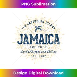 Vintage Retro Style Jamaica - Eco-Friendly Sublimation PNG Download - Ideal for Imaginative Endeavors