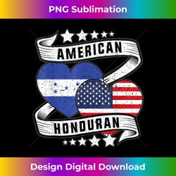 Honduras USA shirt Half Honduran Half American Flag - Chic Sublimation Digital Download - Chic, Bold, and Uncompromising