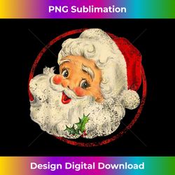 vintage christmas santa claus face old fashioned baby - chic sublimation digital download - crafted for sublimation excellence