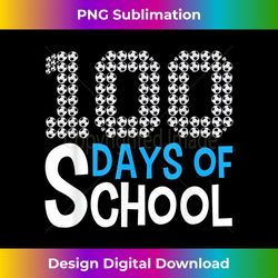100th day of school Soccer Sport 100 days of school - Classic Sublimation PNG File - Reimagine Your Sublimation Pieces
