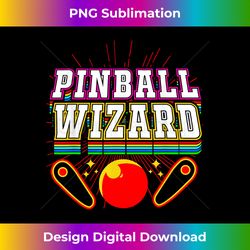 pinball wizard - sophisticated png sublimation file - lively and captivating visuals