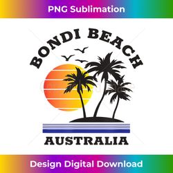 Fun Bondi Beach Australia Beach Sunset Men Women Novelty Art - Innovative PNG Sublimation Design - Craft with Boldness and Assurance