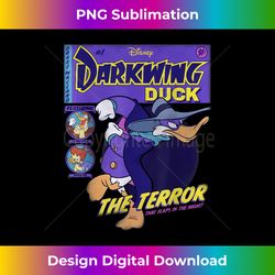 Disney Darkwing Duck Black T- Classic Fit, Crew Neck, Adult, Short - Bespoke Sublimation Digital File - Chic, Bold, and Uncompromising