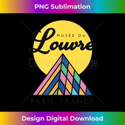 Louvre Museum - Paris France - Minimalist Sublimation Digital File - Craft with Boldness and Assurance