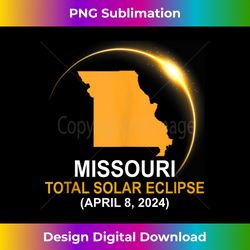 Total Solar Eclipse 2024 Missouri State Solar Eclipse - Contemporary PNG Sublimation Design - Enhance Your Art with a Dash of Spice
