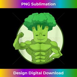 Broccoholic  Plant Power Lifter  I Love Broccoli - Crafted Sublimation Digital Download - Striking & Memorable Impressions