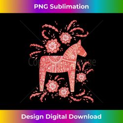 Dala Horse Swedish Designs - Timeless PNG Sublimation Download - Chic, Bold, and Uncompromising