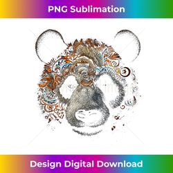 Panda Fantasy Art - Animal Artwork Panda - Eco-Friendly Sublimation PNG Download - Rapidly Innovate Your Artistic Vision