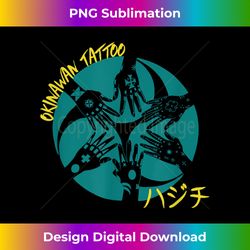 Okinawan Hajichi Bright Uchina Japanese Tattoo - Sublimation-Optimized PNG File - Striking & Memorable Impressions