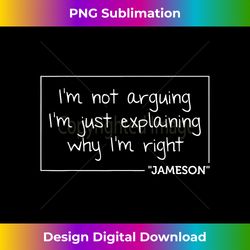 JAMESON Quote Funny Birthday Personalized Name Gift Idea - Minimalist Sublimation Digital File - Access the Spectrum of Sublimation Artistry