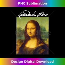 Famous Painting Mona Lisa Art of Leonardo da Vinci Artist - Timeless PNG Sublimation Download - Ideal for Imaginative Endeavors