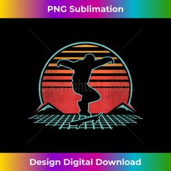 Skateboard Retro Vintage 80s Style Skateboarder Gift - Sleek Sublimation PNG Download - Reimagine Your Sublimation Pieces