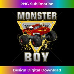Monster Truck Boy - Artisanal Sublimation PNG File - Elevate Your Style with Intricate Details